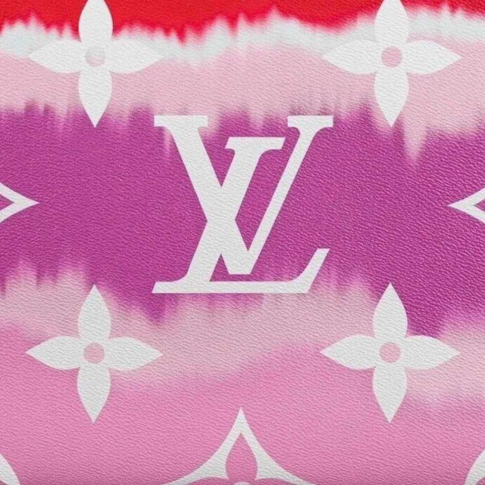 Auc Louis Vuitton Monogram Giant Escale OnTheGo GM 2WAY Bag Rouge SD0290 - Picture 14 of 15